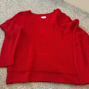 Time and Tru Women's Red Sweater